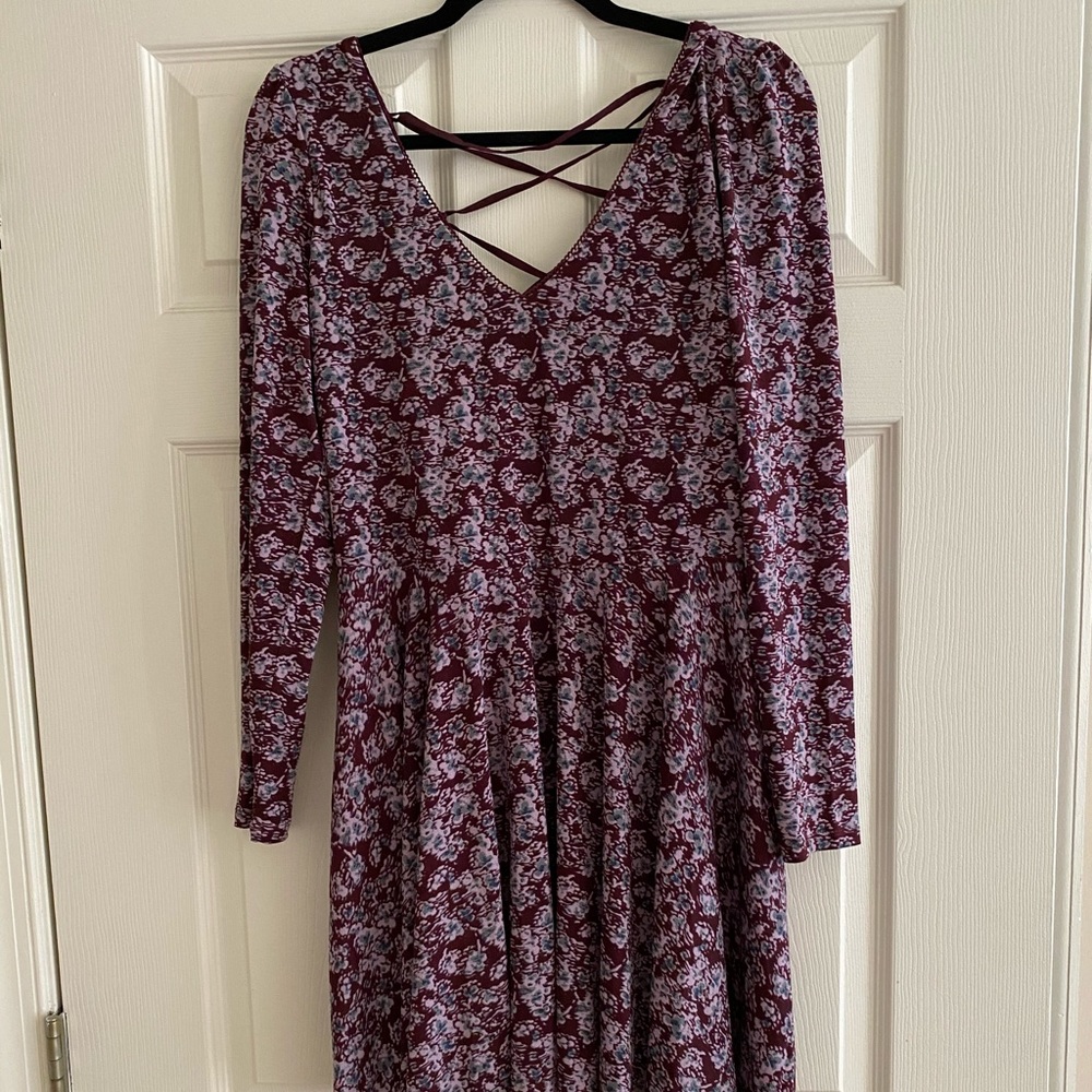 Floral Corset Back Dress